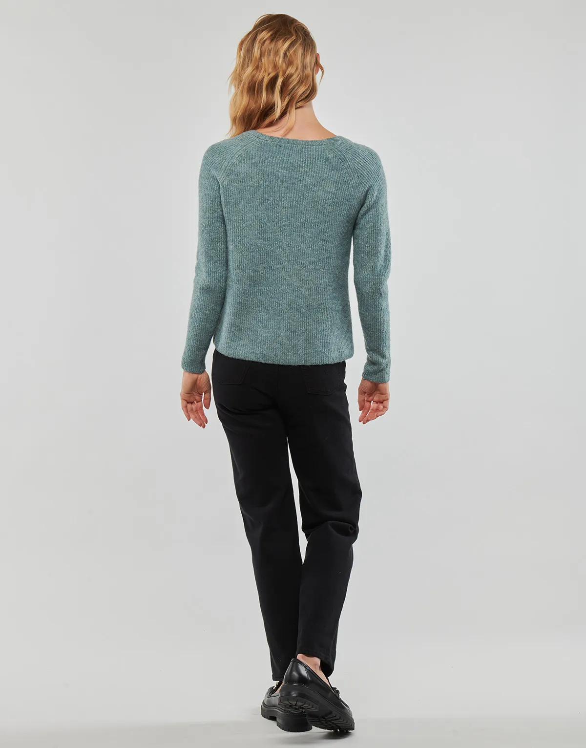 PCELLEN LS VNECK KNIT NOOS BC