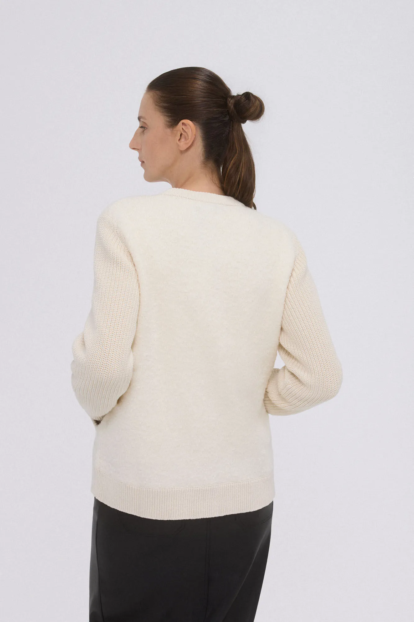 Pedro del Hierro Cárdigan de punto largo boucle