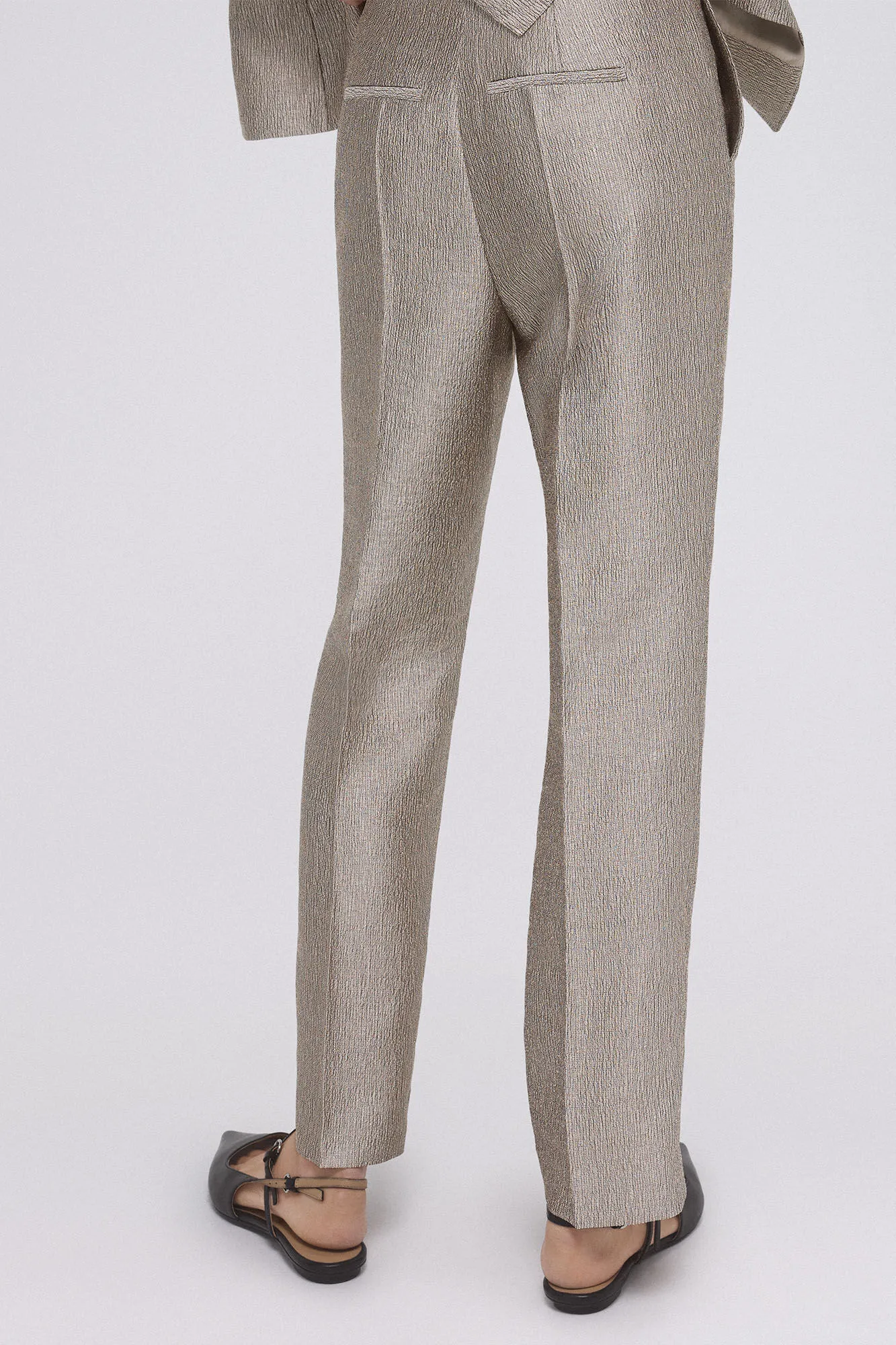 Pedro del Hierro Pantalón recto dorado