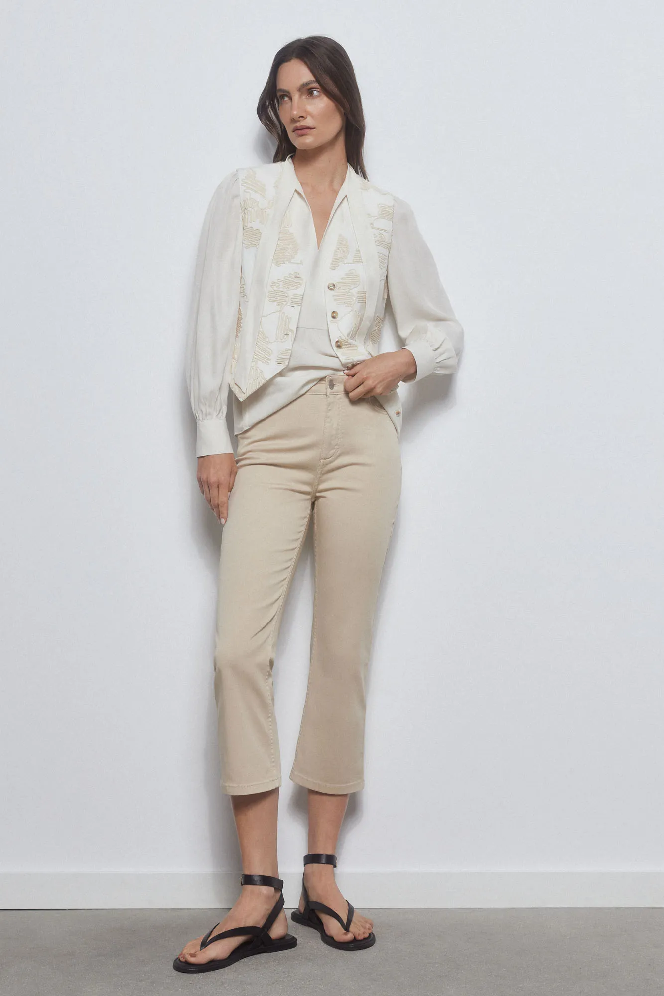 Pedro del Hierro Pantalón vaquero straight capri