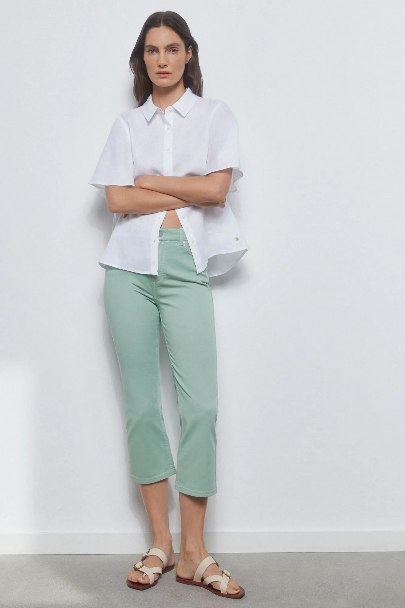 Pedro del Hierro Pantalón vaquero straight capri