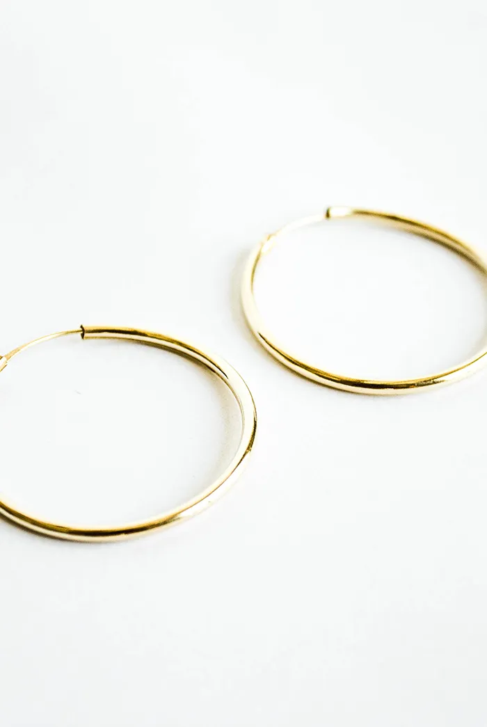 Pendientes Aro Grande Fino