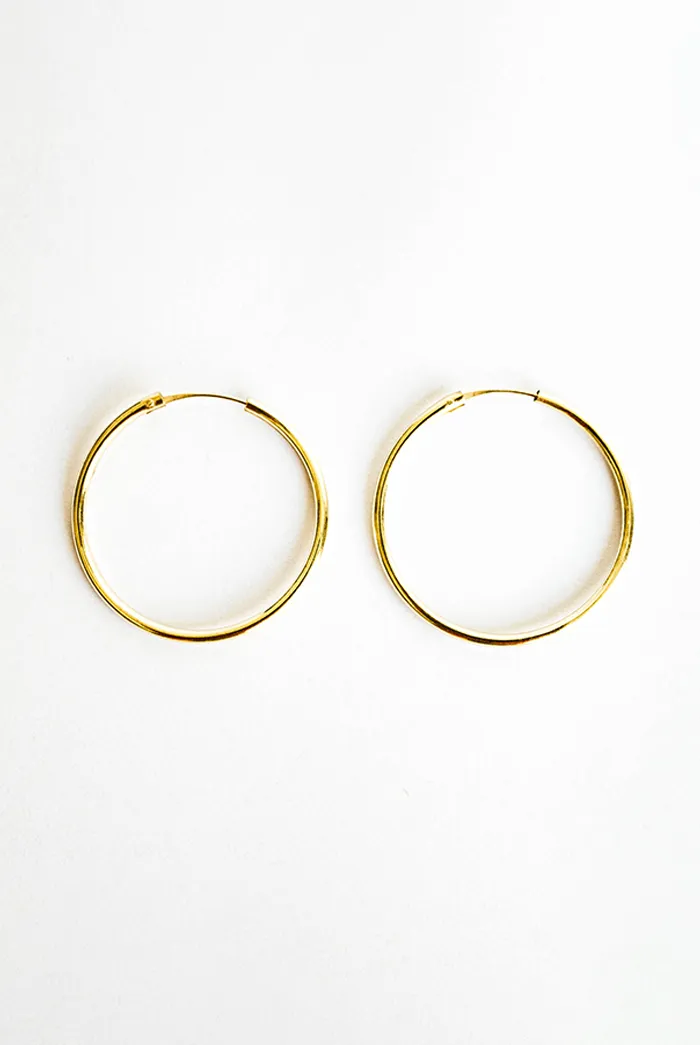 Pendientes Aro Grande Fino
