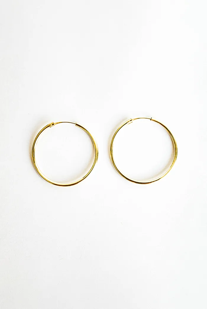 Pendientes Aro Grande Fino