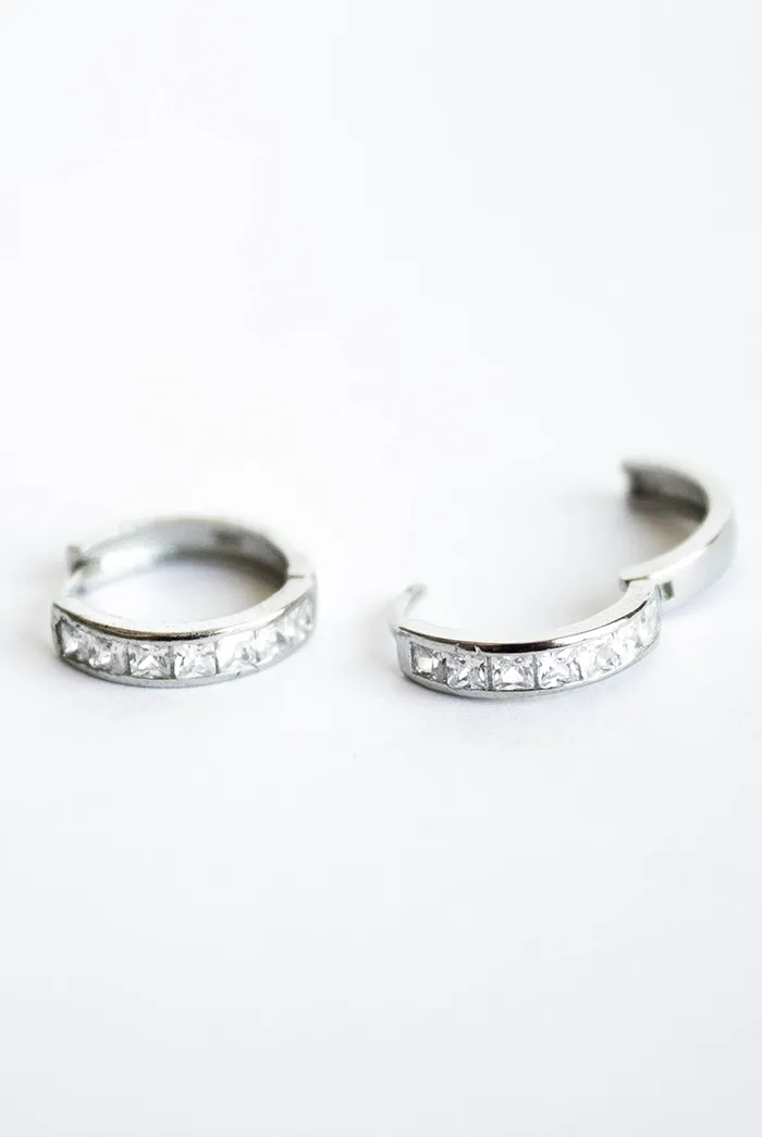 Pendientes Aro Zirconitas