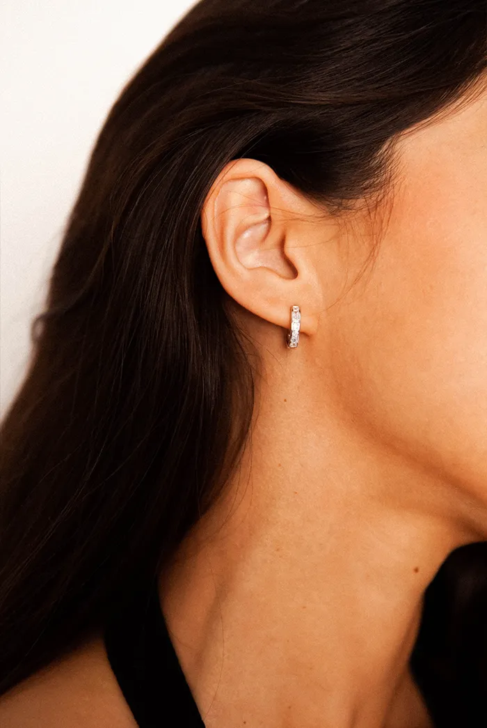 Pendientes Aro Zirconitas