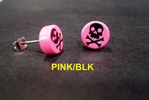 Pendientes Calavera Color Unidad