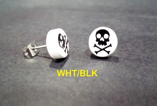 Pendientes Calavera Color Unidad
