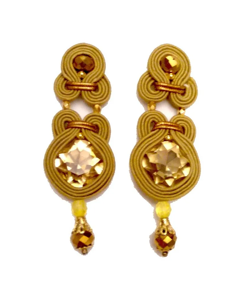 PENDIENTES FLAMENCA DORADOS