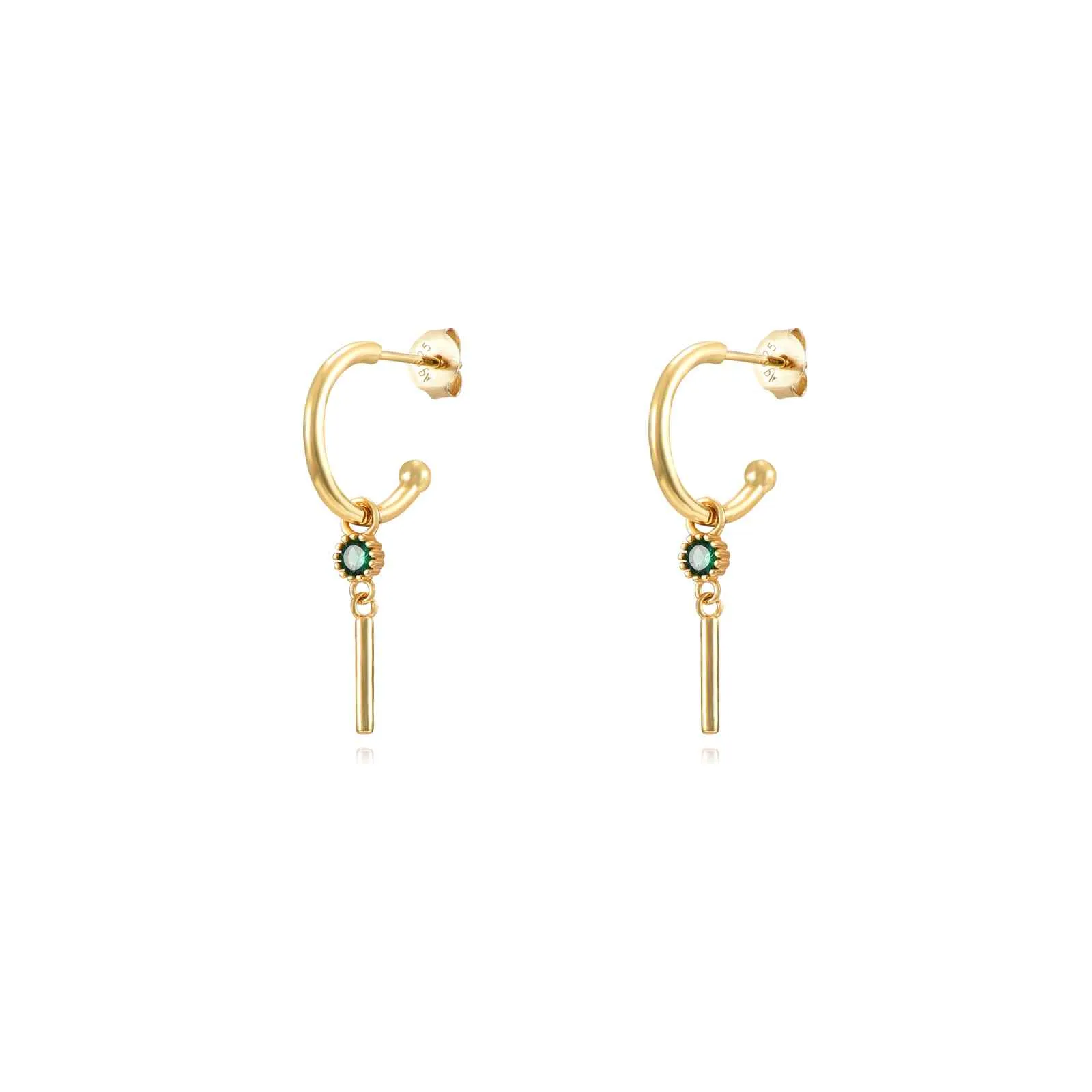 Pendientes Plata Jodie Gold