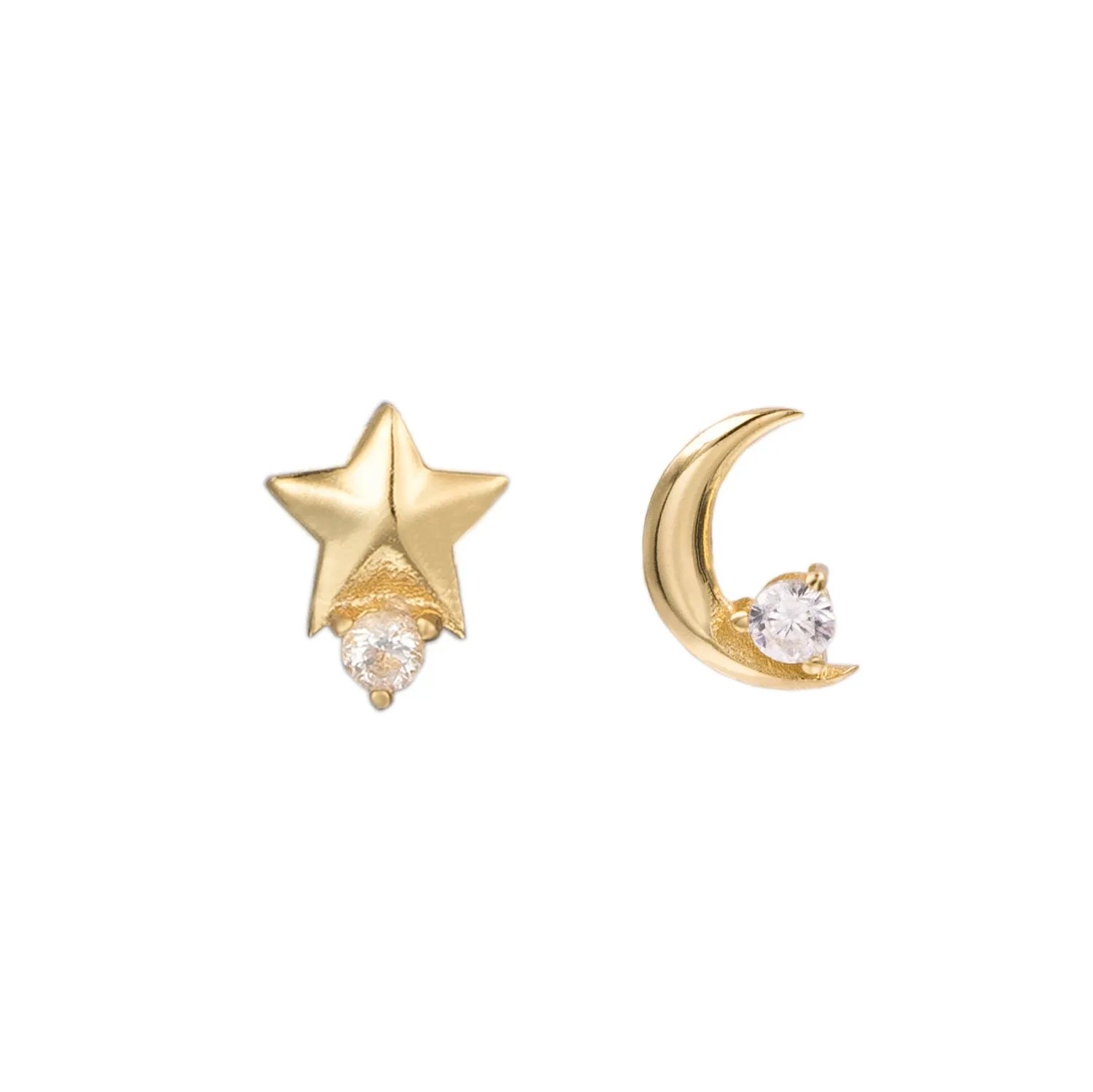 Pendientes Plata Meisa Gold