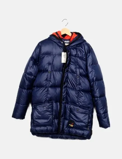 Pepe Jeans Abrigo acolchado azul marino