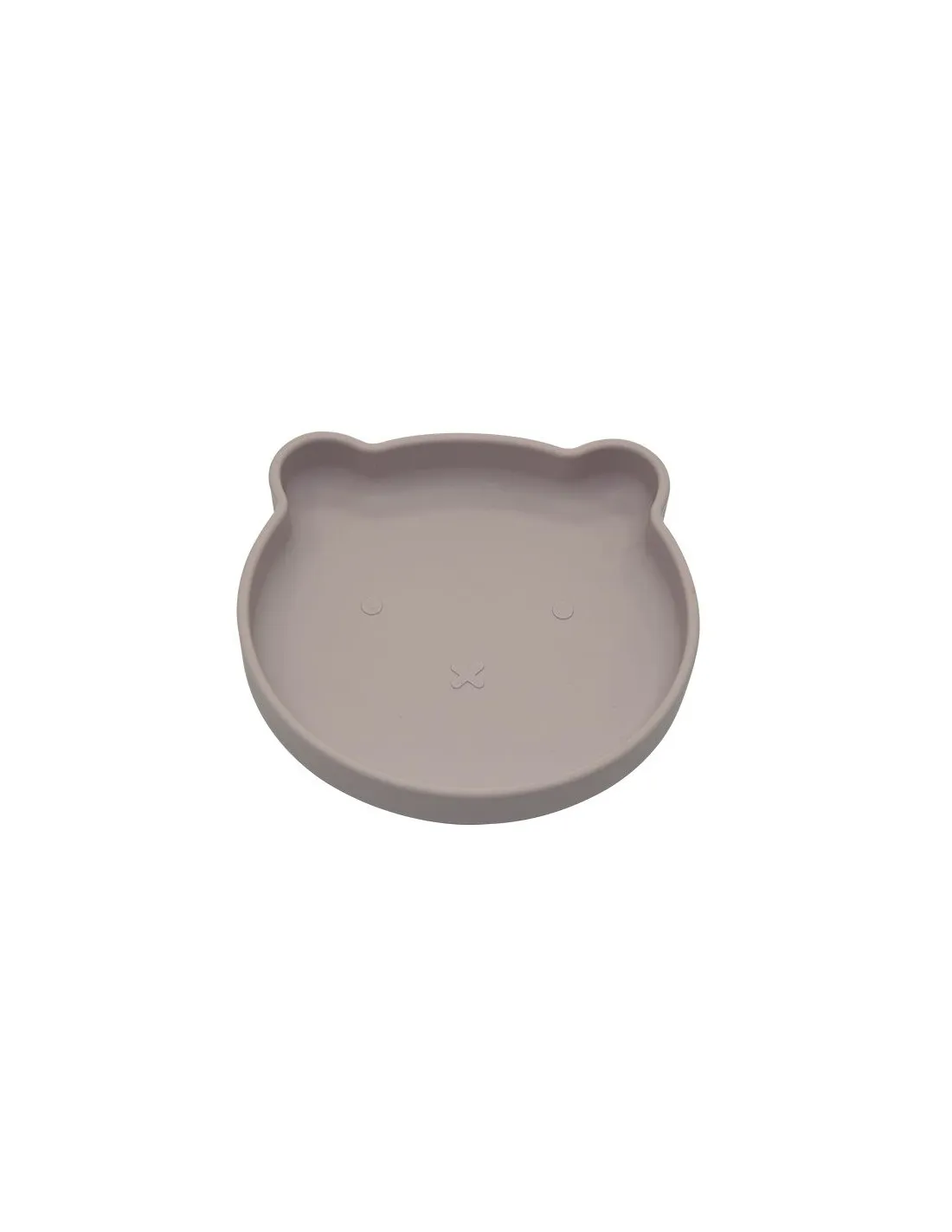 Plato con ventosa gris de Bo Jungle