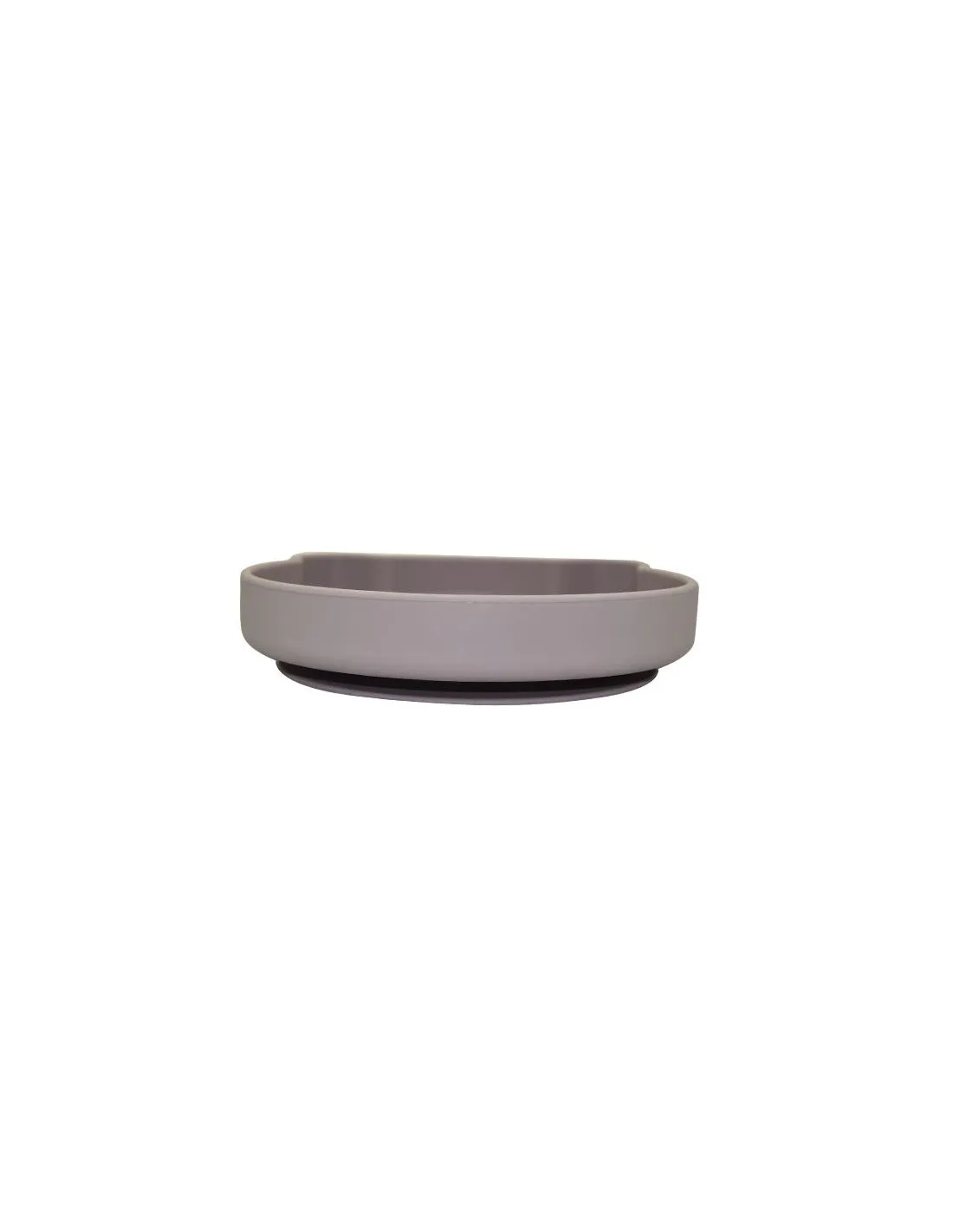 Plato con ventosa gris de Bo Jungle