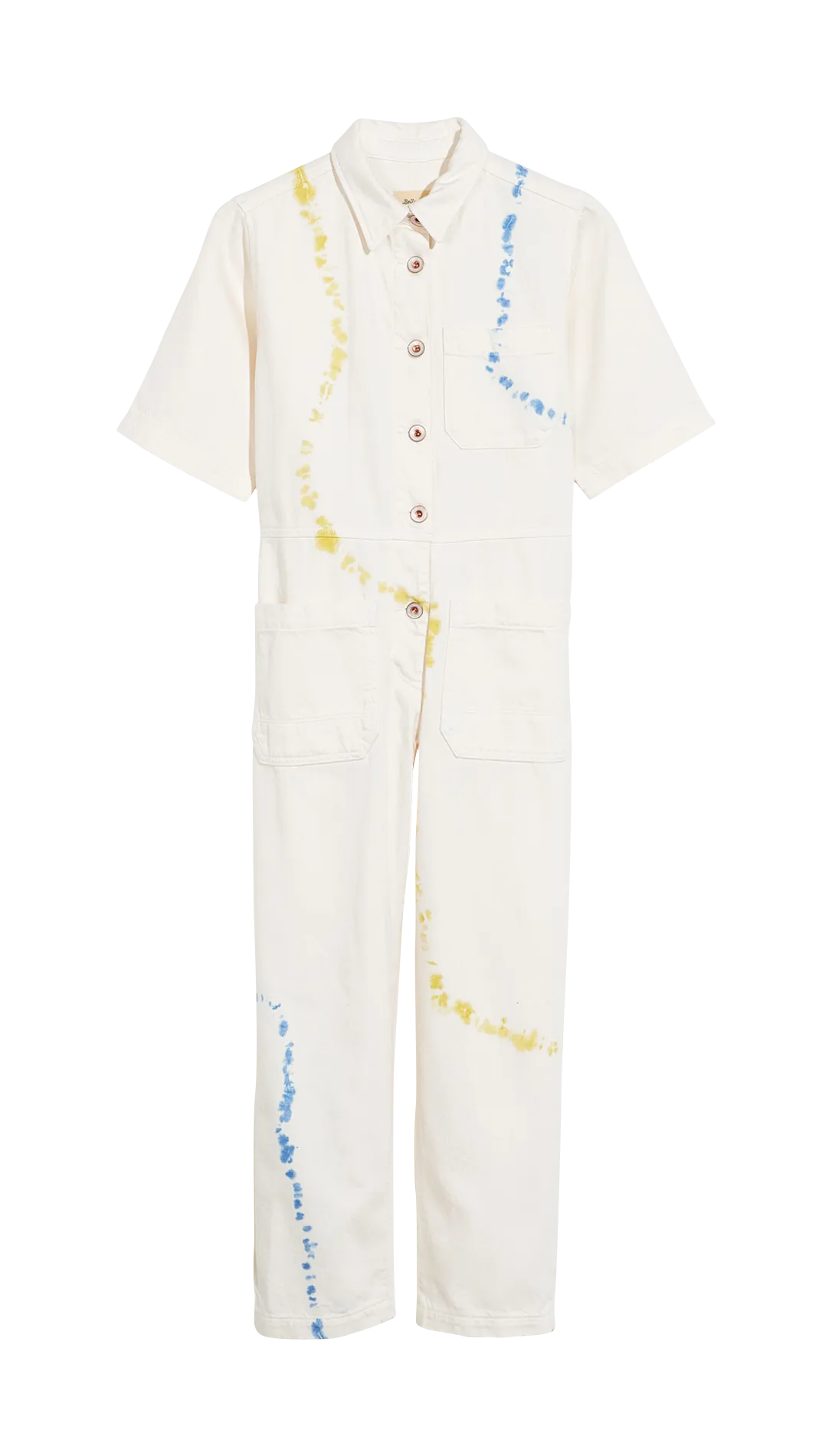 PLAYER  MONO DE ALGODóN CON CUELLO CLáSICO EN BEIGE