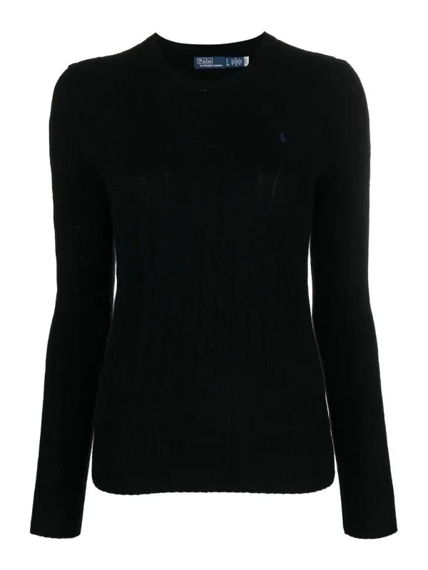 POLO RALPH LAUREN SUéTER CUELLO REDONDO  NEGRO