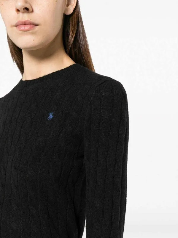 POLO RALPH LAUREN SUéTER CUELLO REDONDO  NEGRO