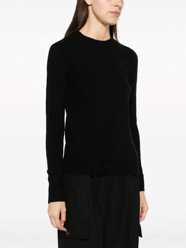 POLO RALPH LAUREN SUéTER CUELLO REDONDO  NEGRO