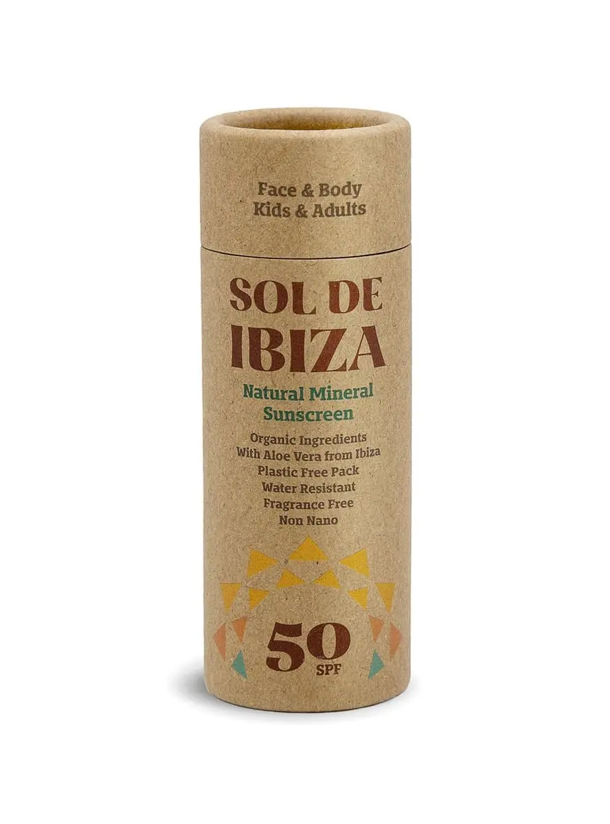 Protector solar en barra. Factor 50