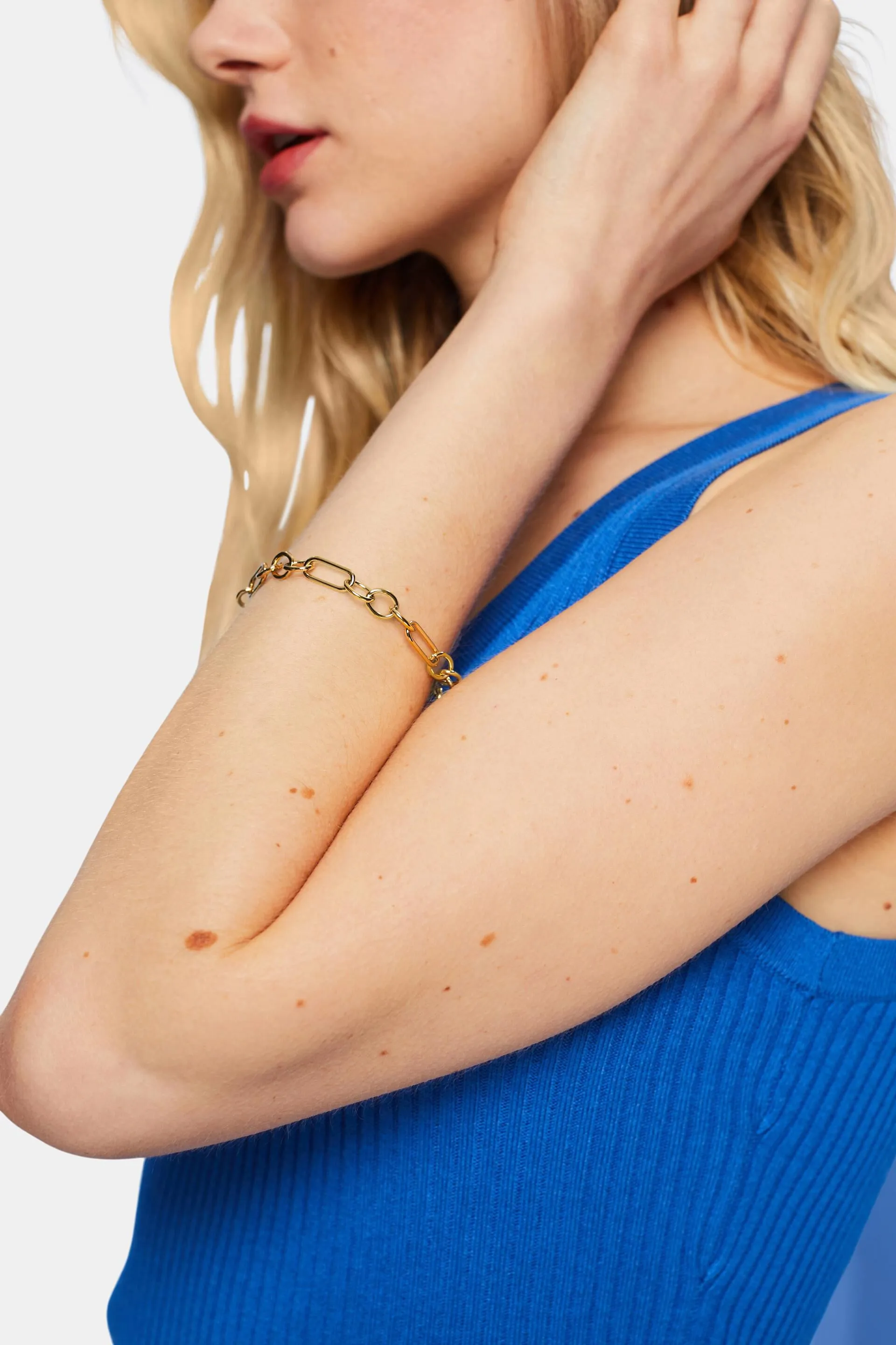 Pulsera de eslabones, acero inoxidable