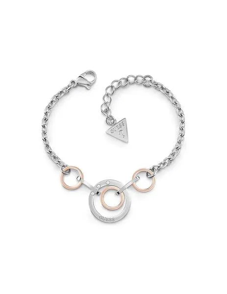 pulsera guess eternal circles bicolor