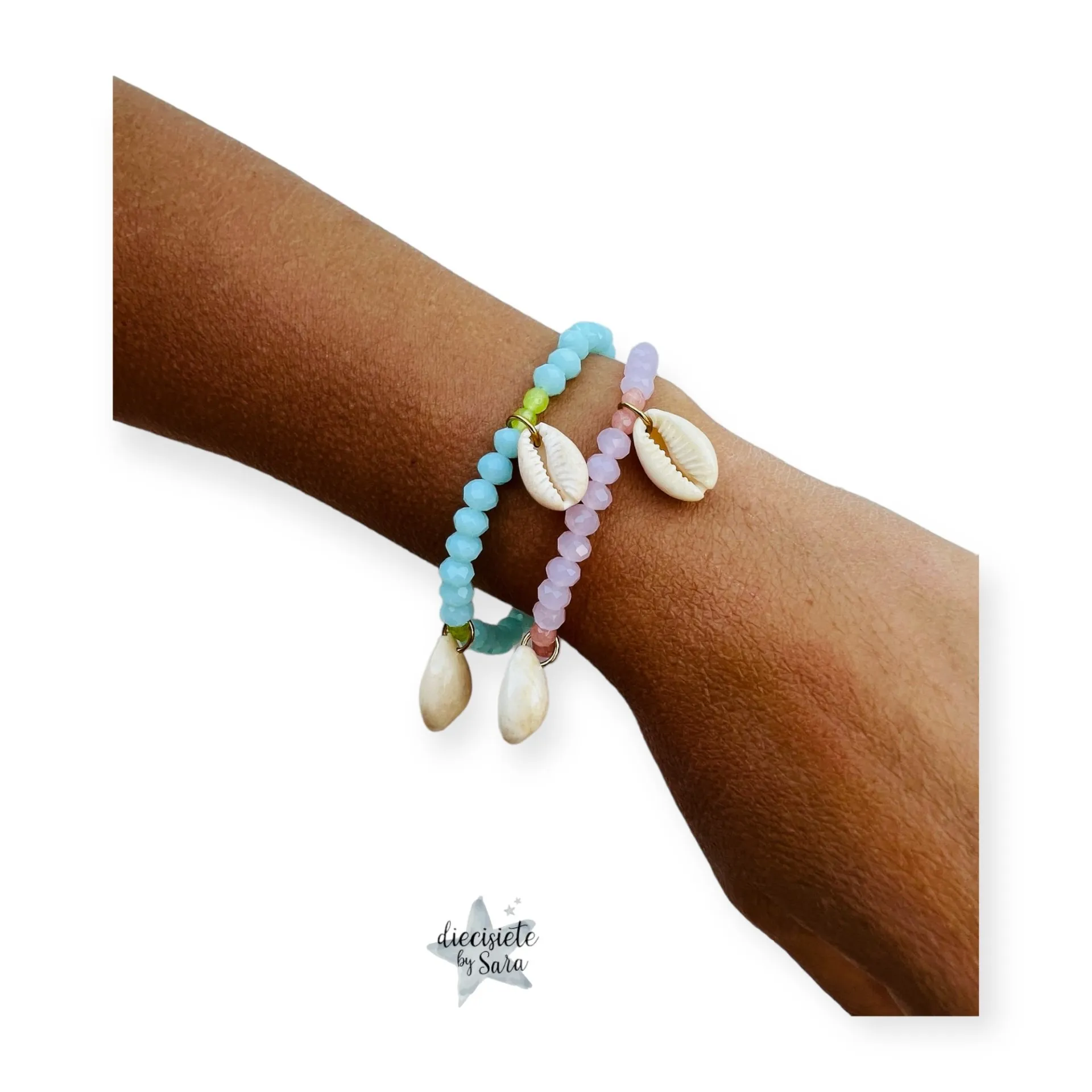 Pulsera Piedras y Conchas
