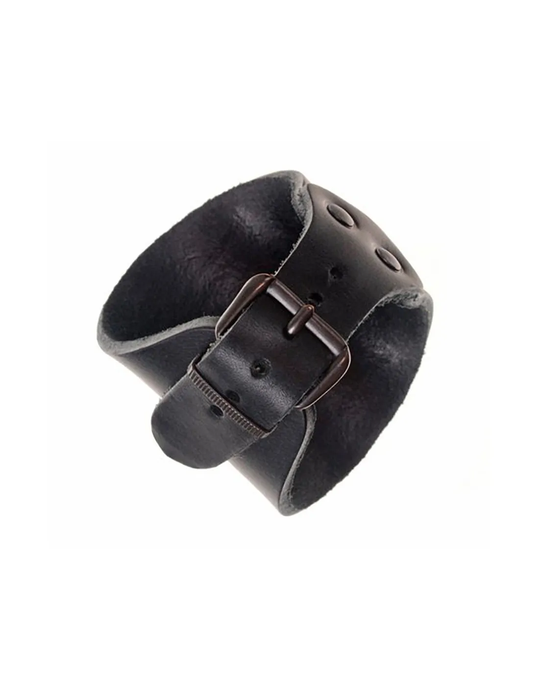 Pulsera vikinga de Thor, Dios del trueno y la fuerza, con relieves en cuero