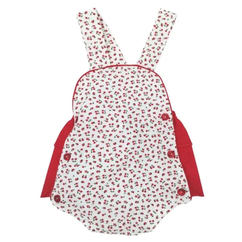 Rana de bebé estampado cerezas