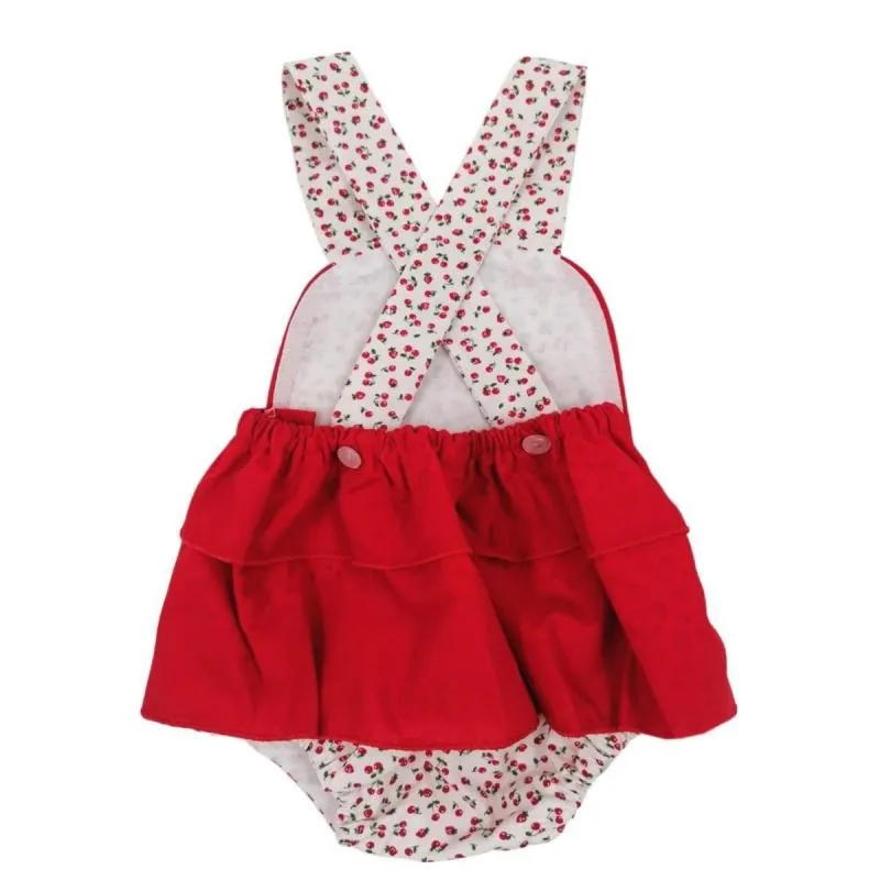 Rana de bebé estampado cerezas