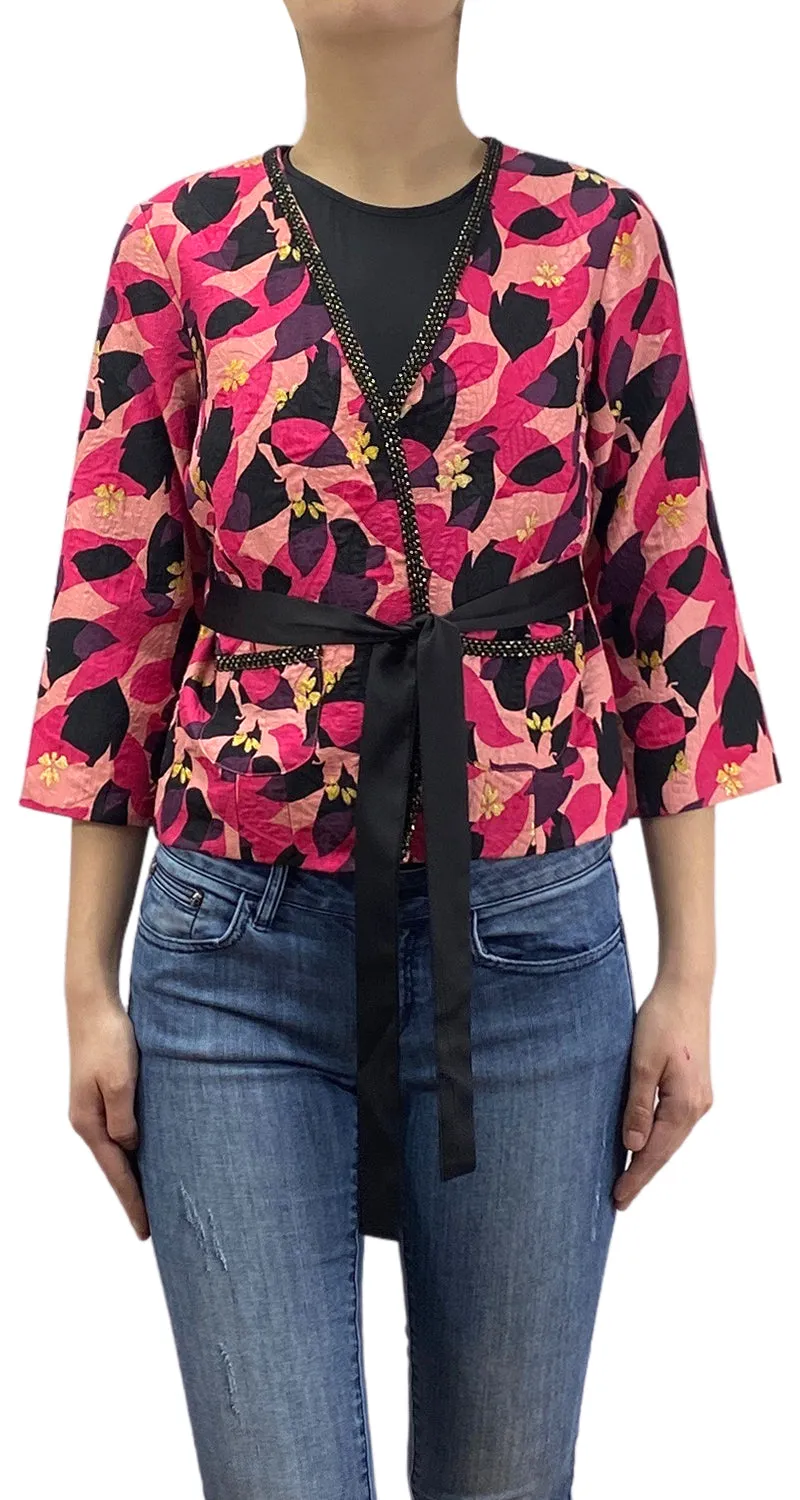 RAPSODIA Saco Seda Lolo Print Fucsia