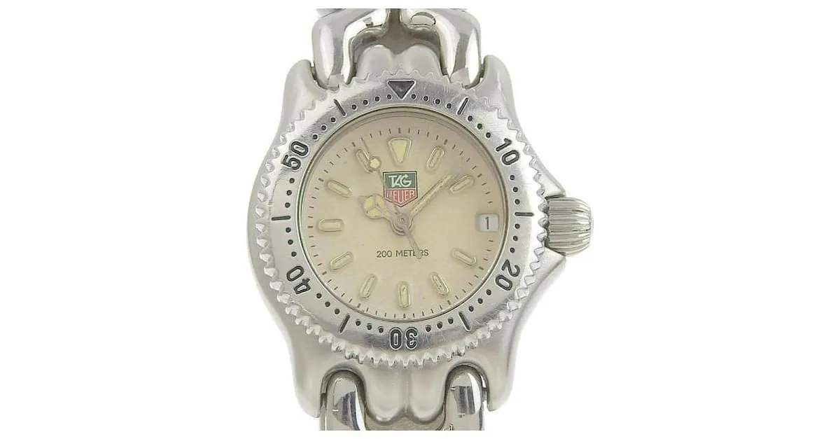 Reloj para mujer TAG HEUER 'Sel Professional' de acero inoxidable plateado en muy buen estado Plata 