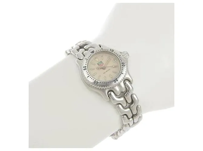 Reloj para mujer TAG HEUER 'Sel Professional' de acero inoxidable plateado en muy buen estado Plata 