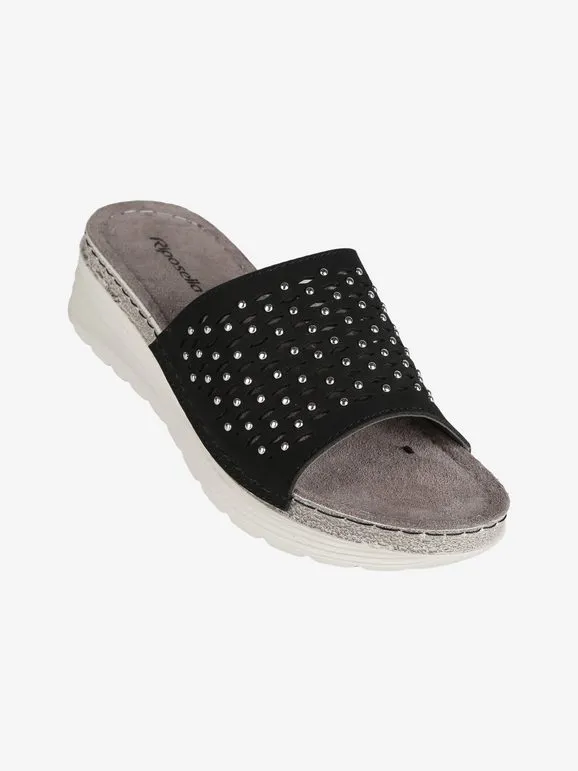 Riposella Babuchas de mujer con tachuelas