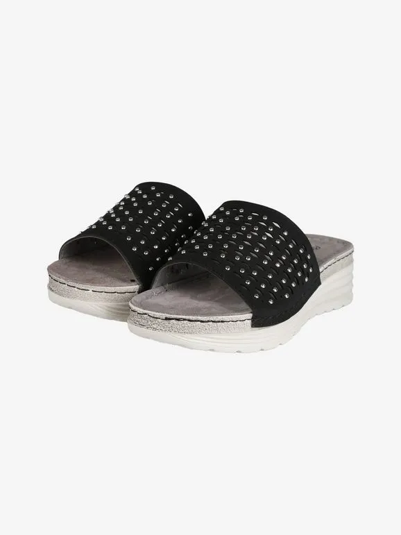 Riposella Babuchas de mujer con tachuelas