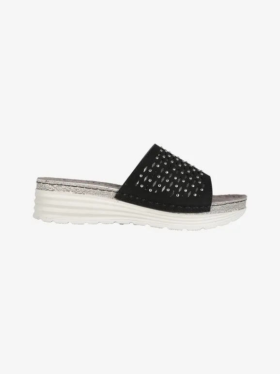 Riposella Babuchas de mujer con tachuelas