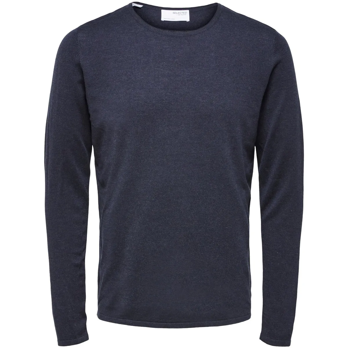 Rocks Knit Crew Neck Dark Sapphire