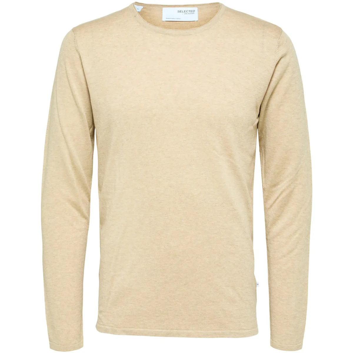 Rocks Knit Crew Neck Kelp