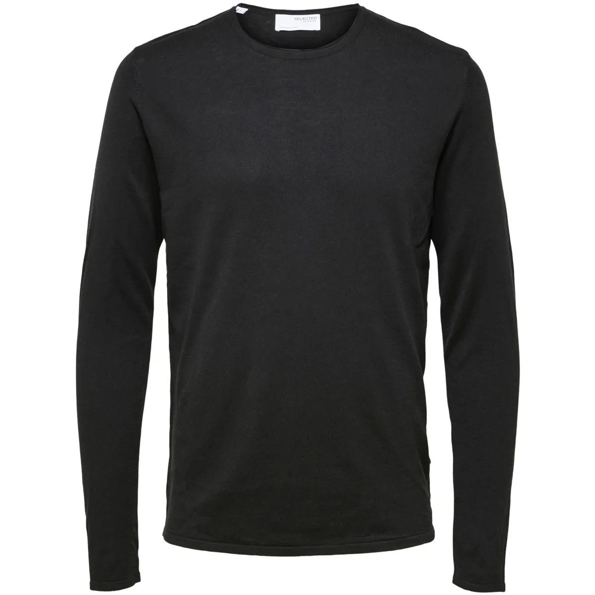 Rocks Knit Crew Neck Zwart