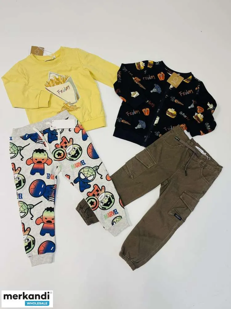 Ropa para niños a granel. Todas las estaciones. Recién llegados. Marcas famosas.