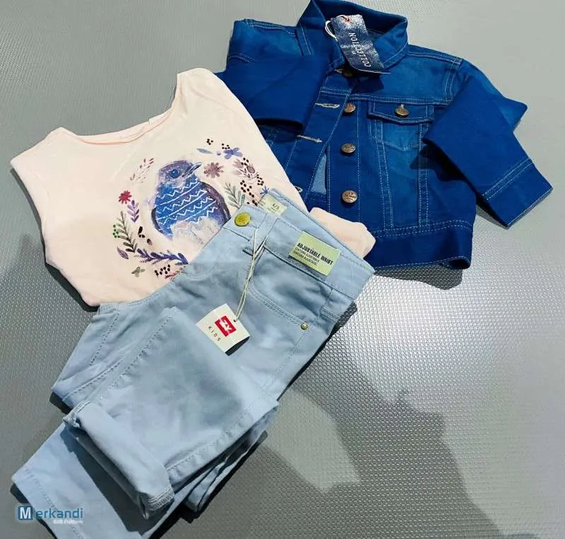 Ropa para niños, lotes desde 200 piezas, precio 2,50 € por pieza