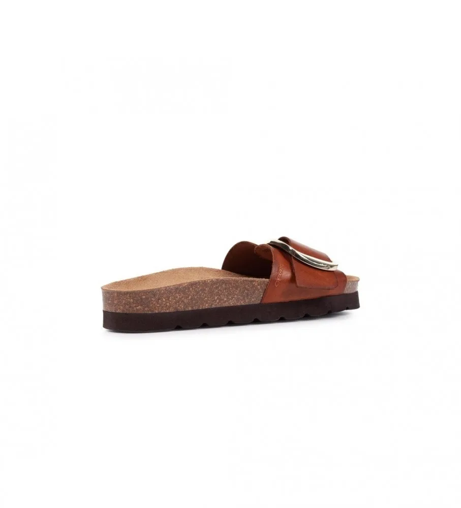 Sandalias de piel Brionia High marrón