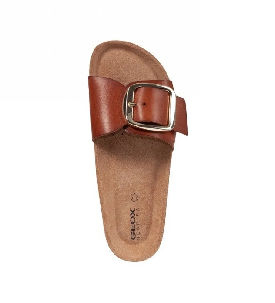 Sandalias de piel Brionia High marrón