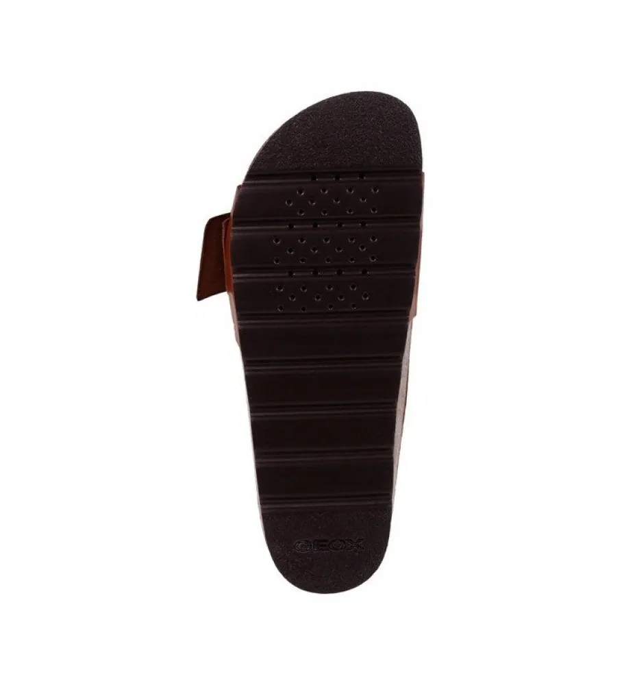 Sandalias de piel Brionia High marrón