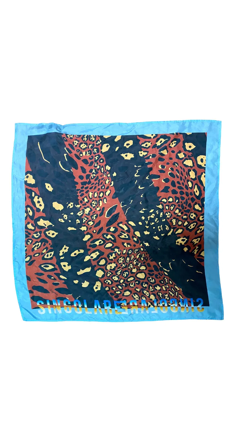 SINGOLARE Pañuelo Seda Animal Print
