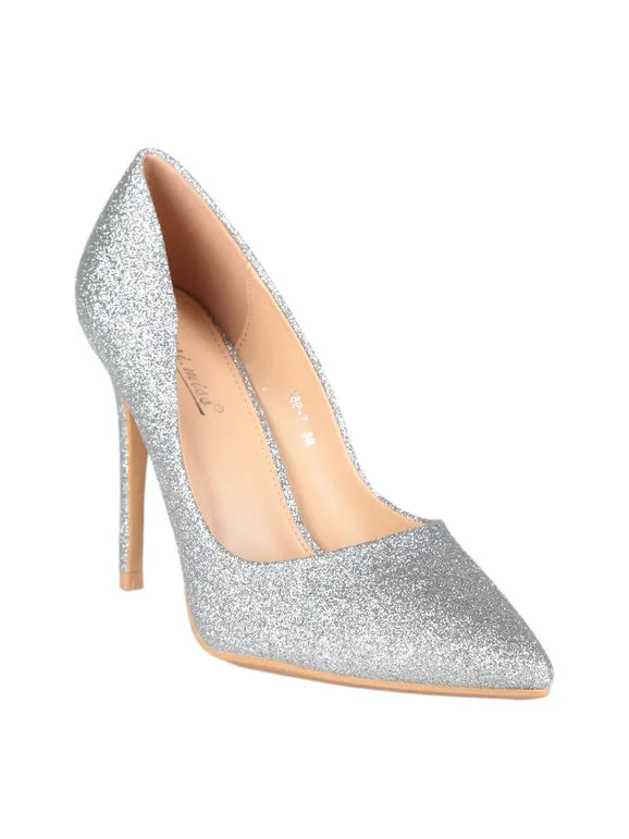 Sissi Miss Escote con purpurina para mujer