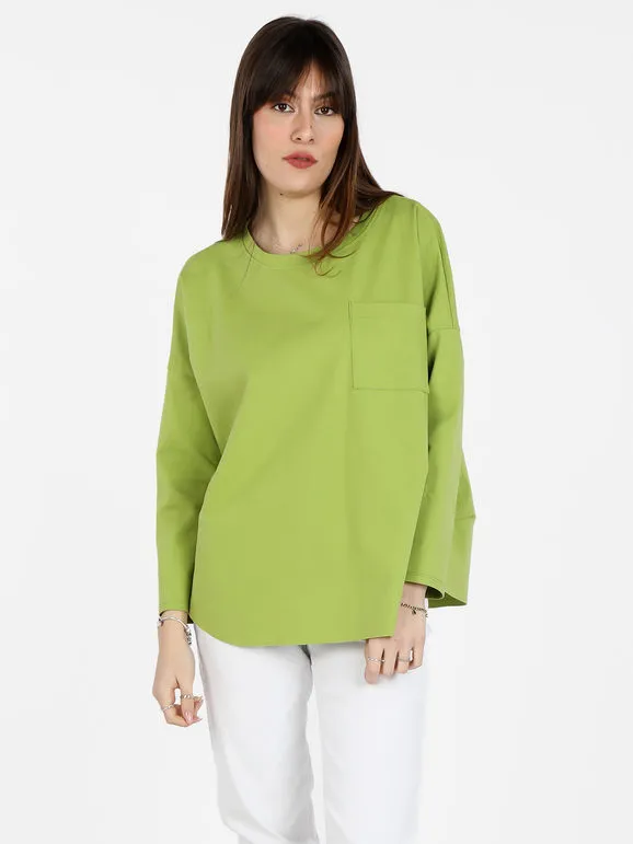 Solada Maxicamiseta oversize de mujer con bolsillo