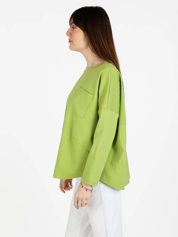 Solada Maxicamiseta oversize de mujer con bolsillo