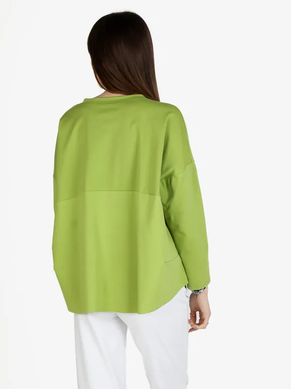 Solada Maxicamiseta oversize de mujer con bolsillo