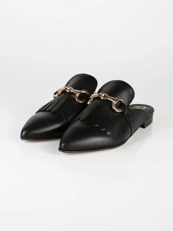 Solada Sabot de cuero para mujer