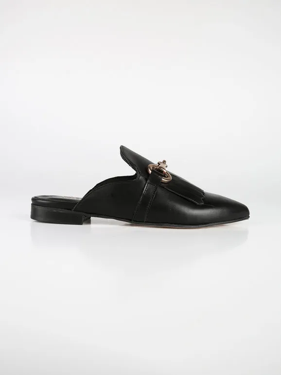 Solada Sabot de cuero para mujer